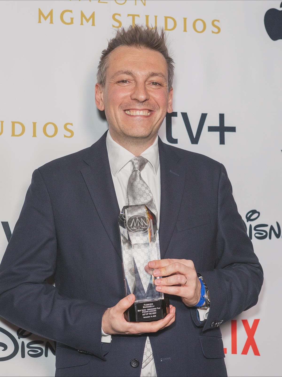 foto fabrizio mancinelli premiato