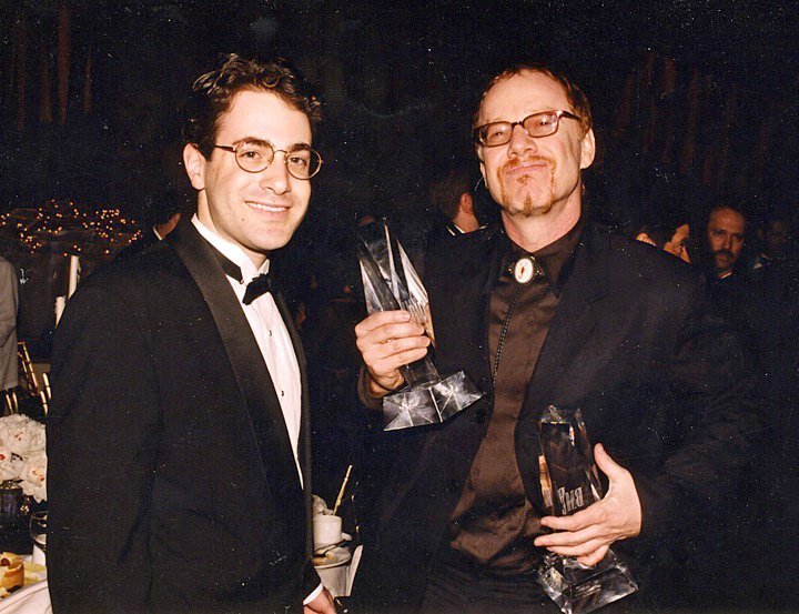 Lukas with Danny Elfman, at BMI/Ascap Gala Award in 1998