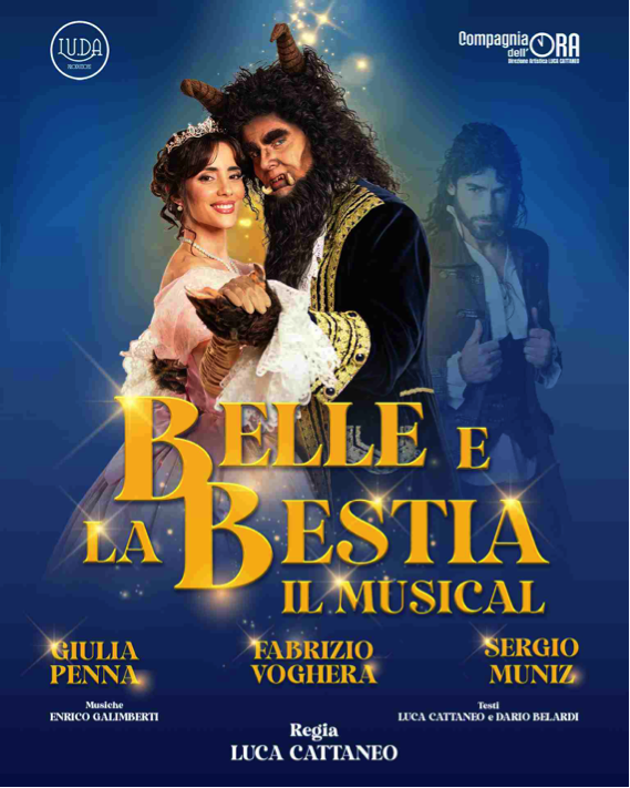 Locandina belle e la bestia musical