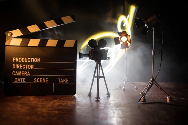 foto ciak cinepresa set