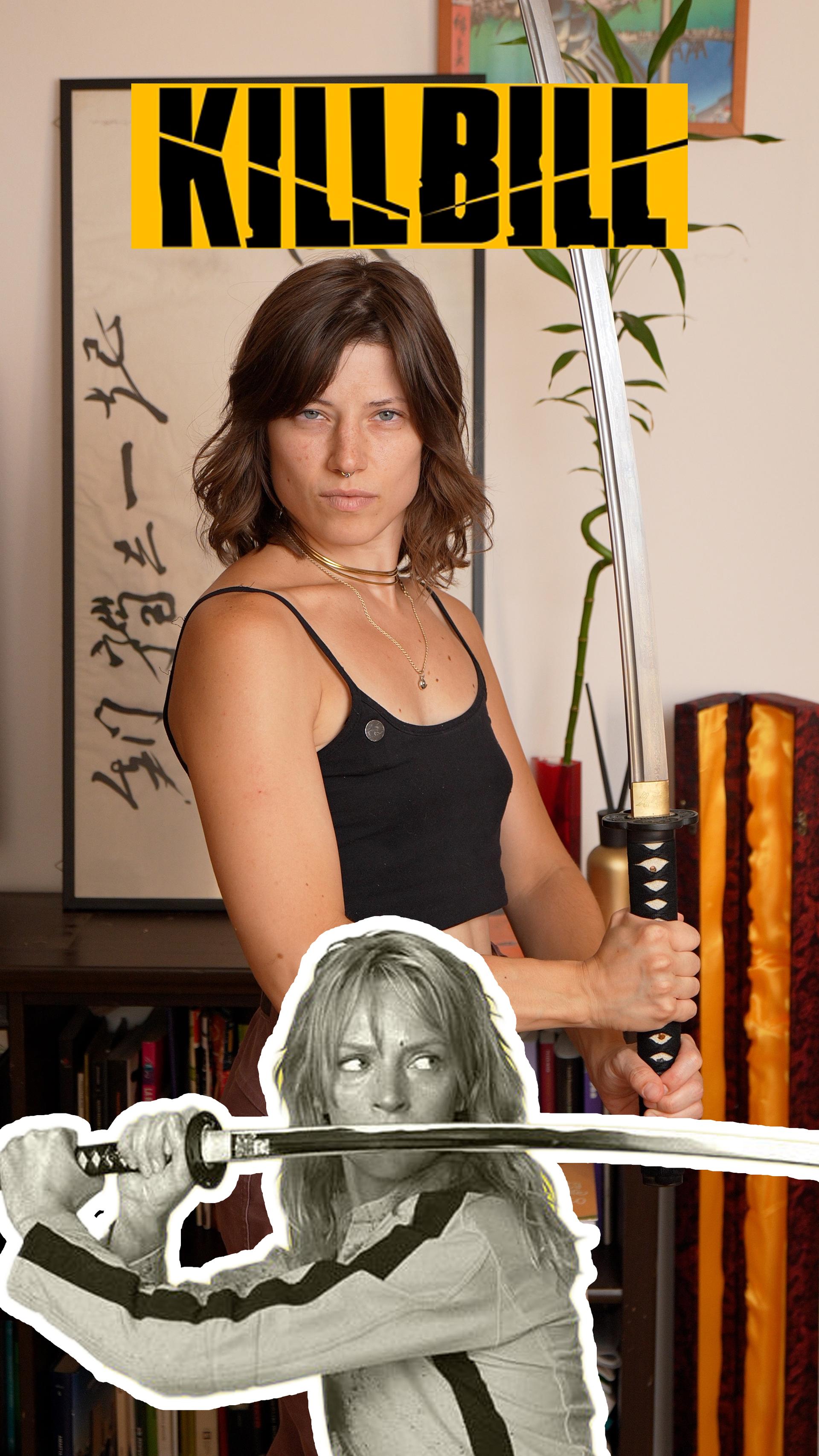 foto fuori campo Kill Bill