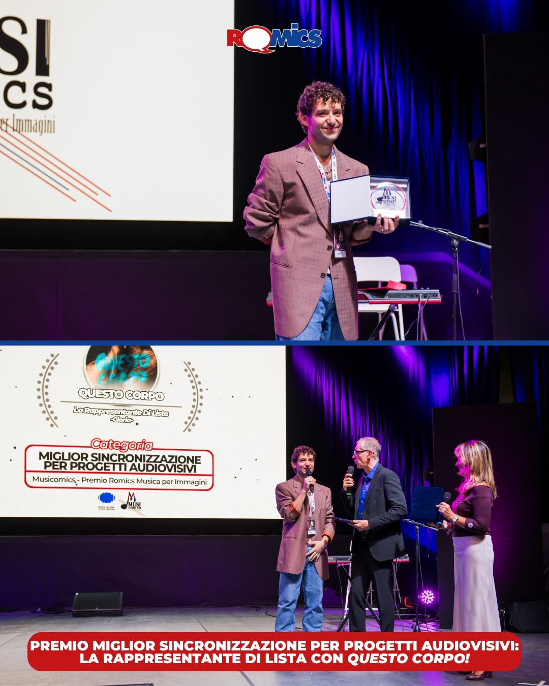 foto musicomics premio rappresentante lista