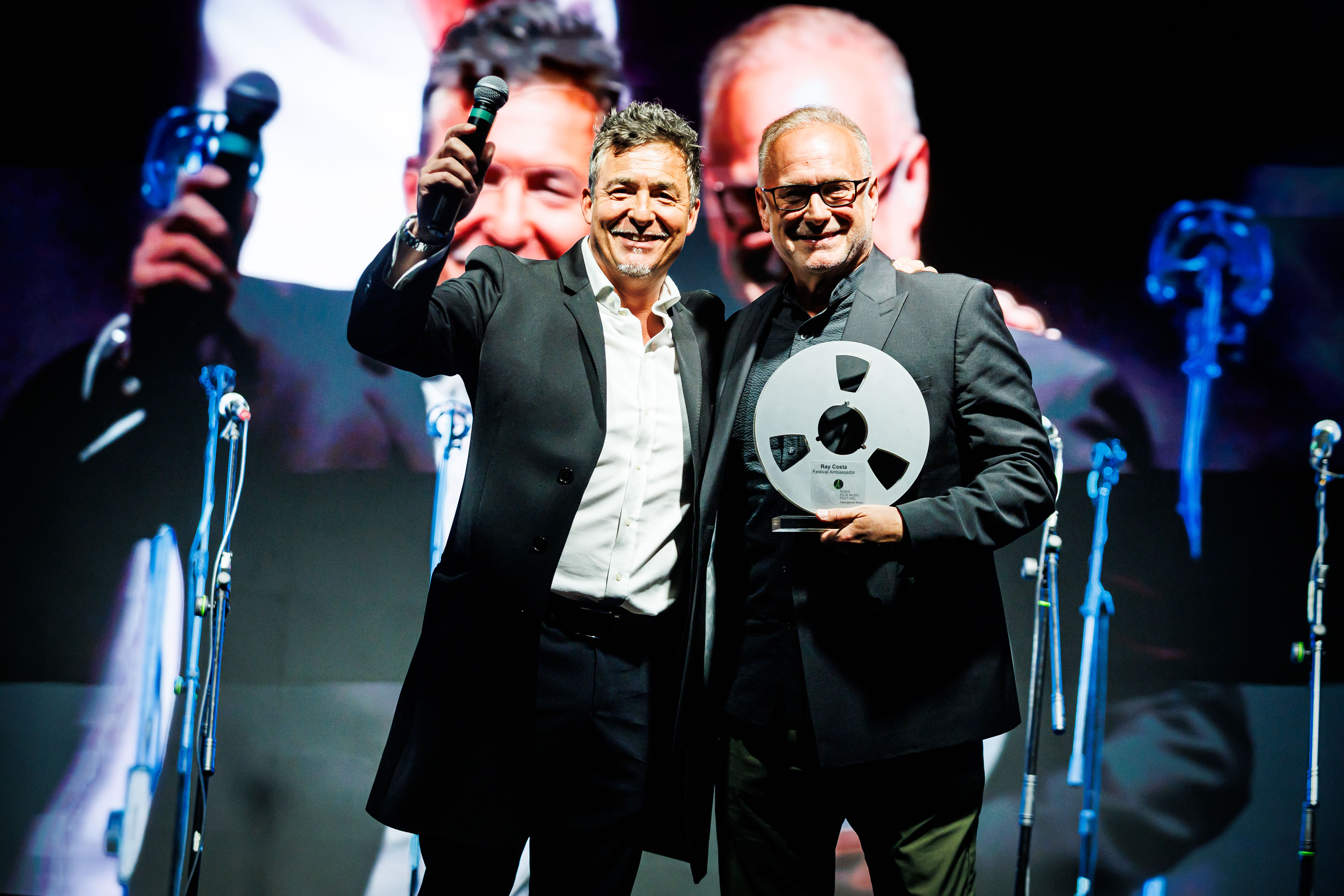 foto ray costa premio roma film music festival 2025
