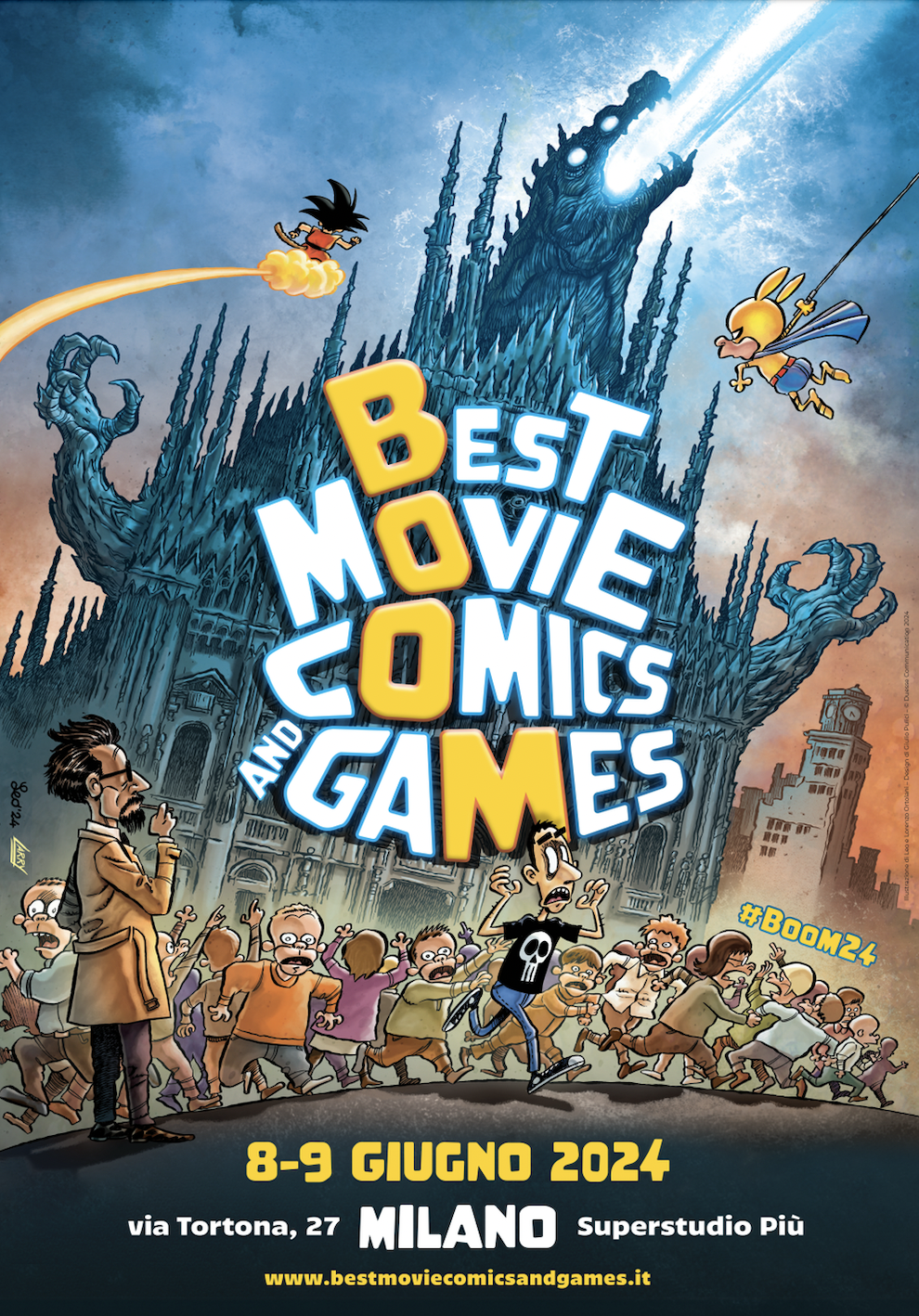 locandina best movie comics games 2024
