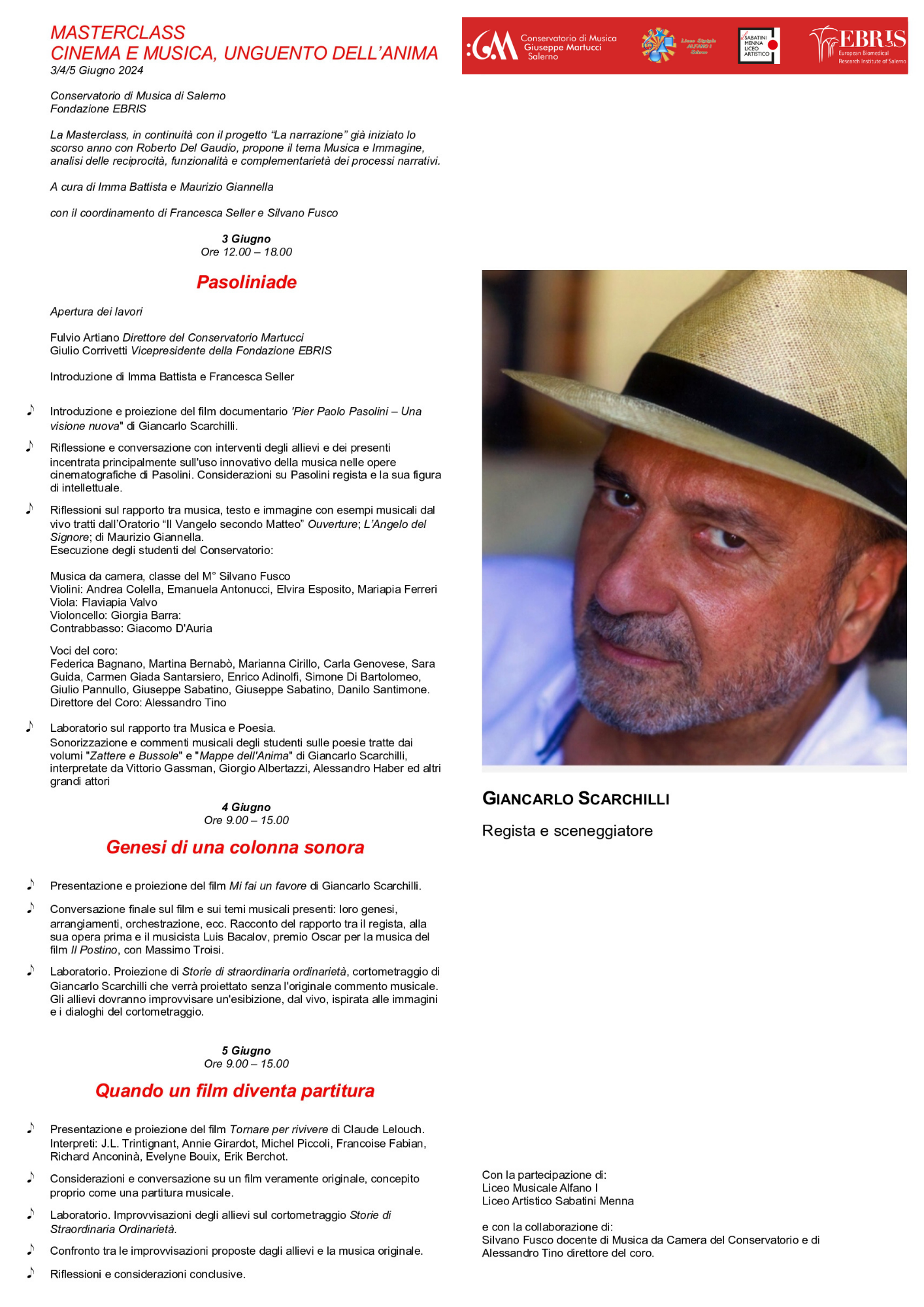 locandina cinema musica masterclass scarchilli 2