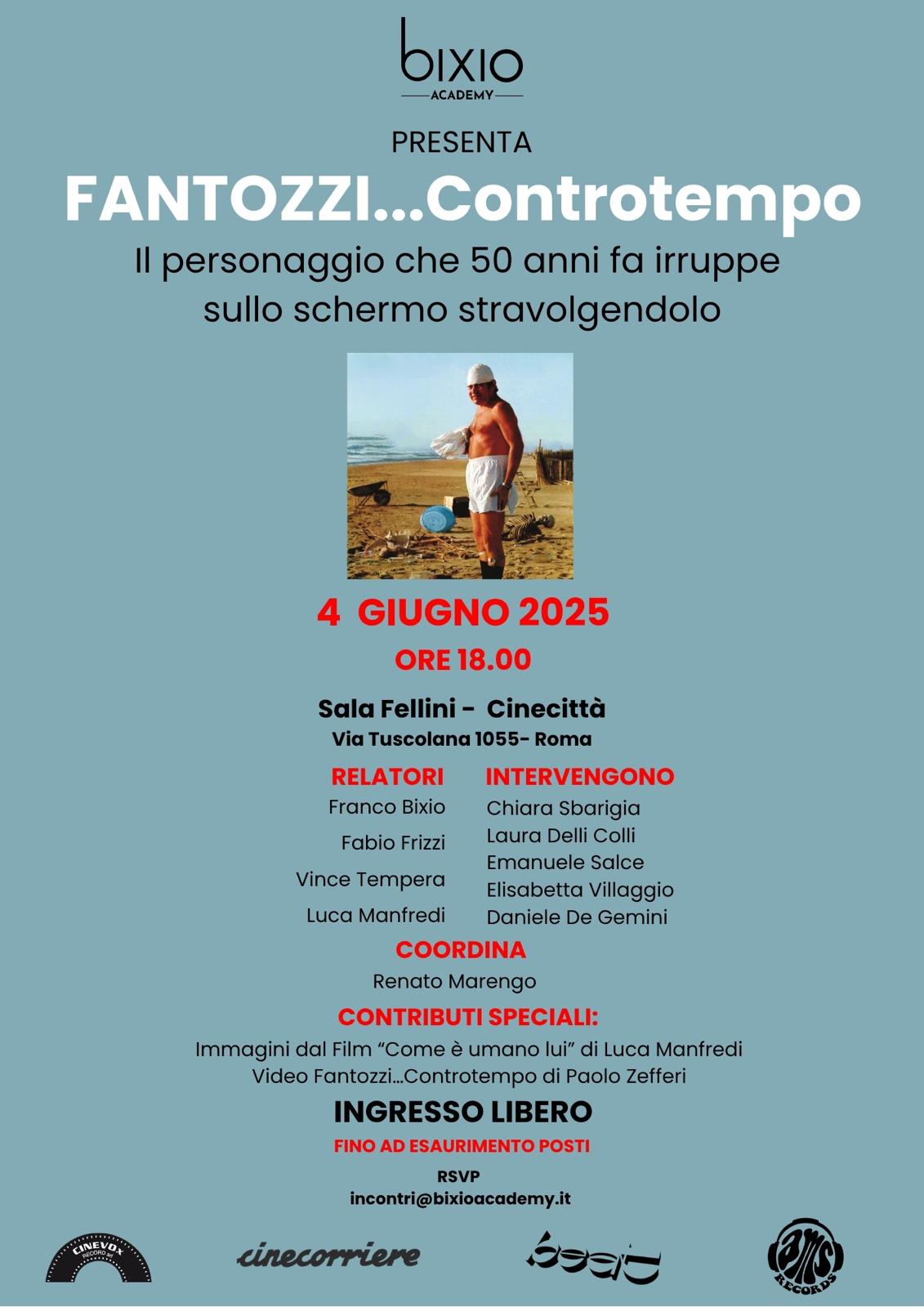 ColonneSonore.Net locandina evento fantozzi
