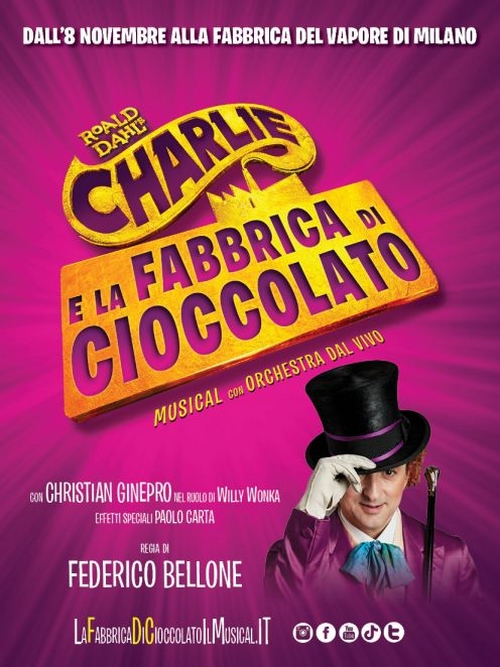 Poster WILLY WONKA E LA FABBRICA DI CIOCCOLATO 1971 Gene Wilder FILM CULT  OSCAR