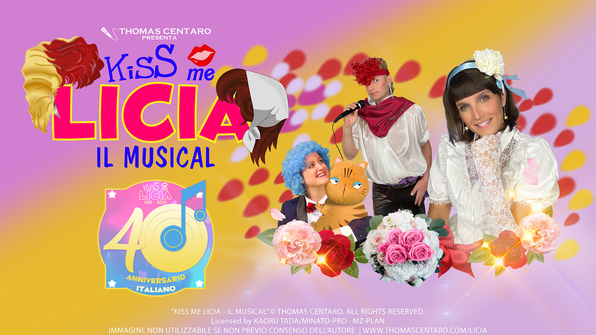 locandina kiss me licia Musical