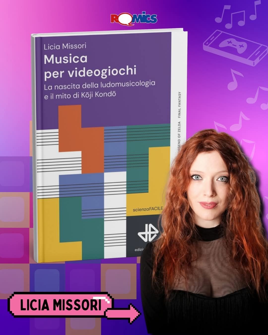 locandina licia missori videogiochi romics