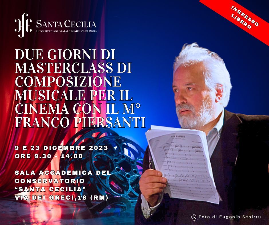 locandina masterclass gratis franco piersanti