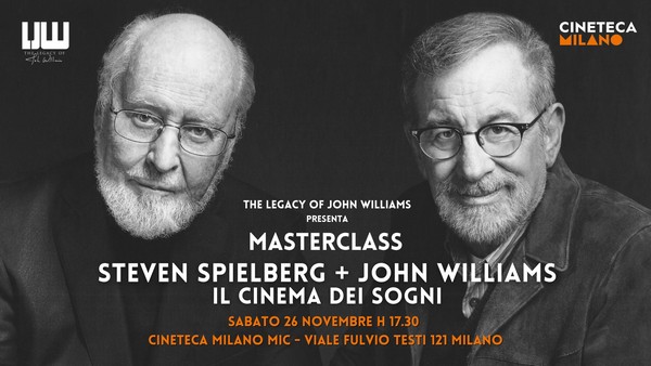 locandina masterclass spielberg williams milano
