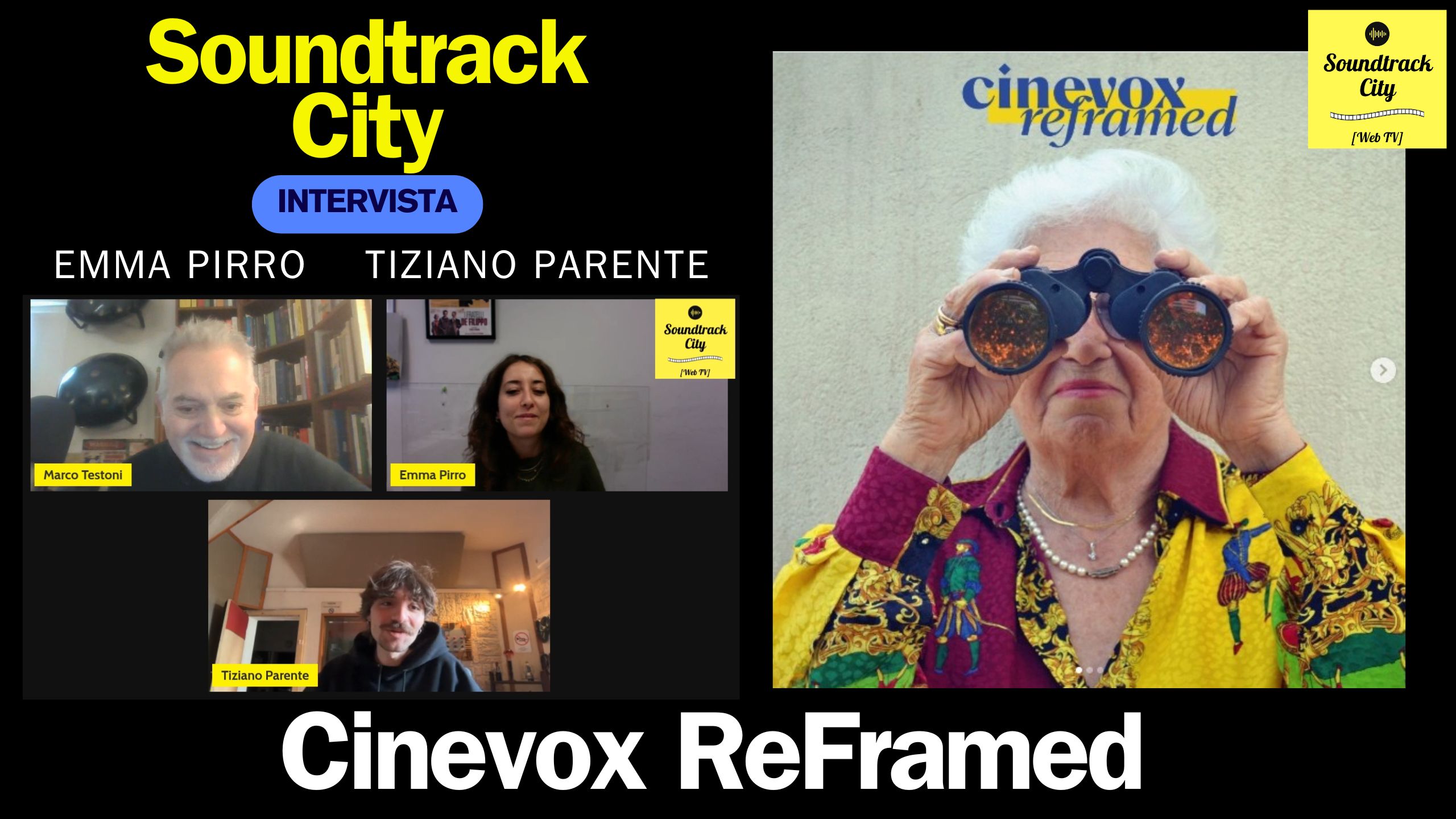 locandina soundtrack city cinevox reframed