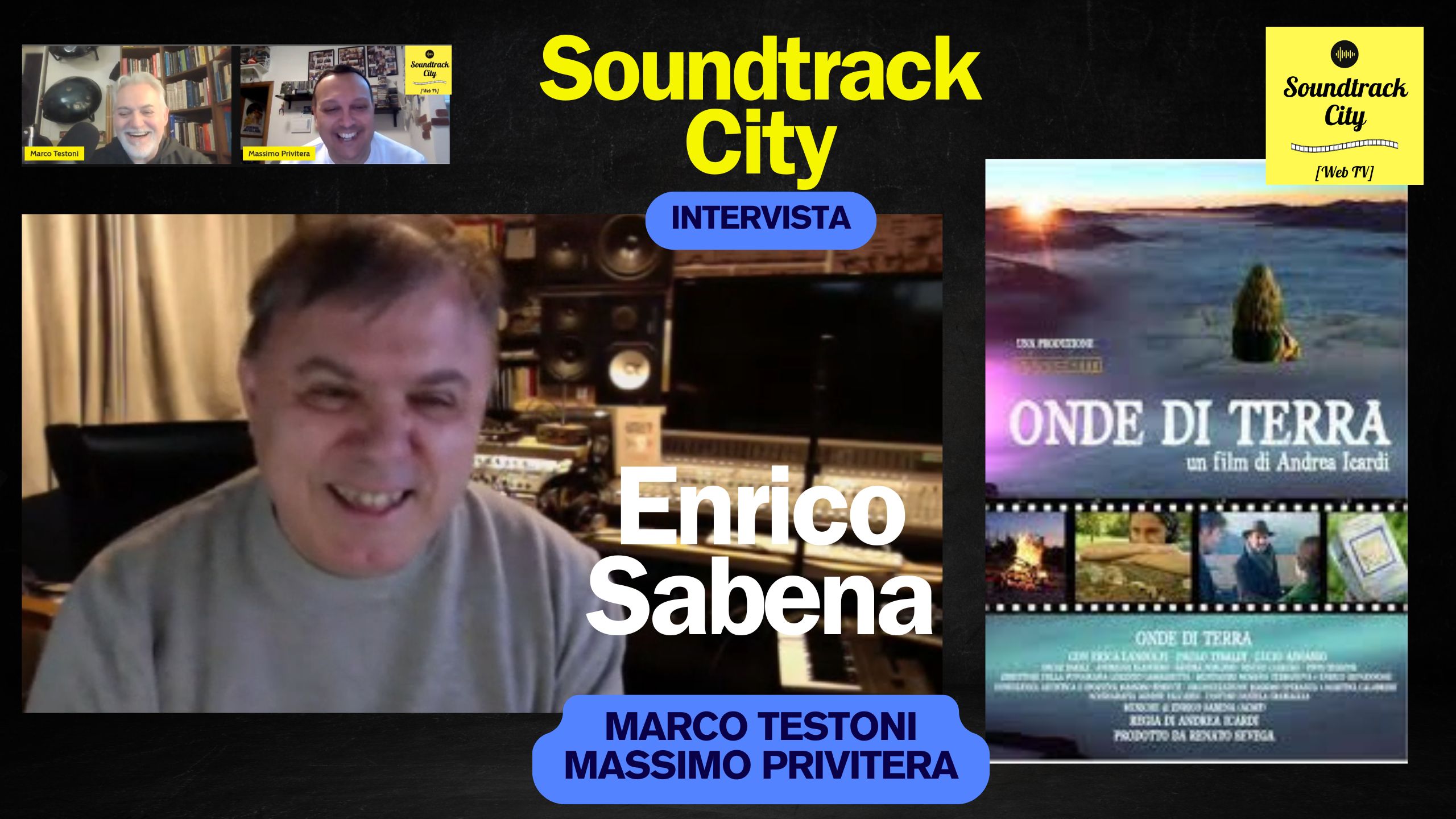 locandina soundtrack city enrico sabena