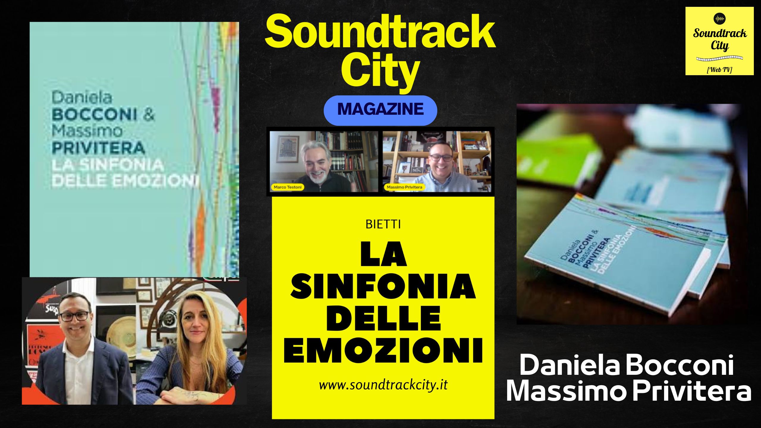 locandina soundtrack city la sinfonia delle emozioni libro