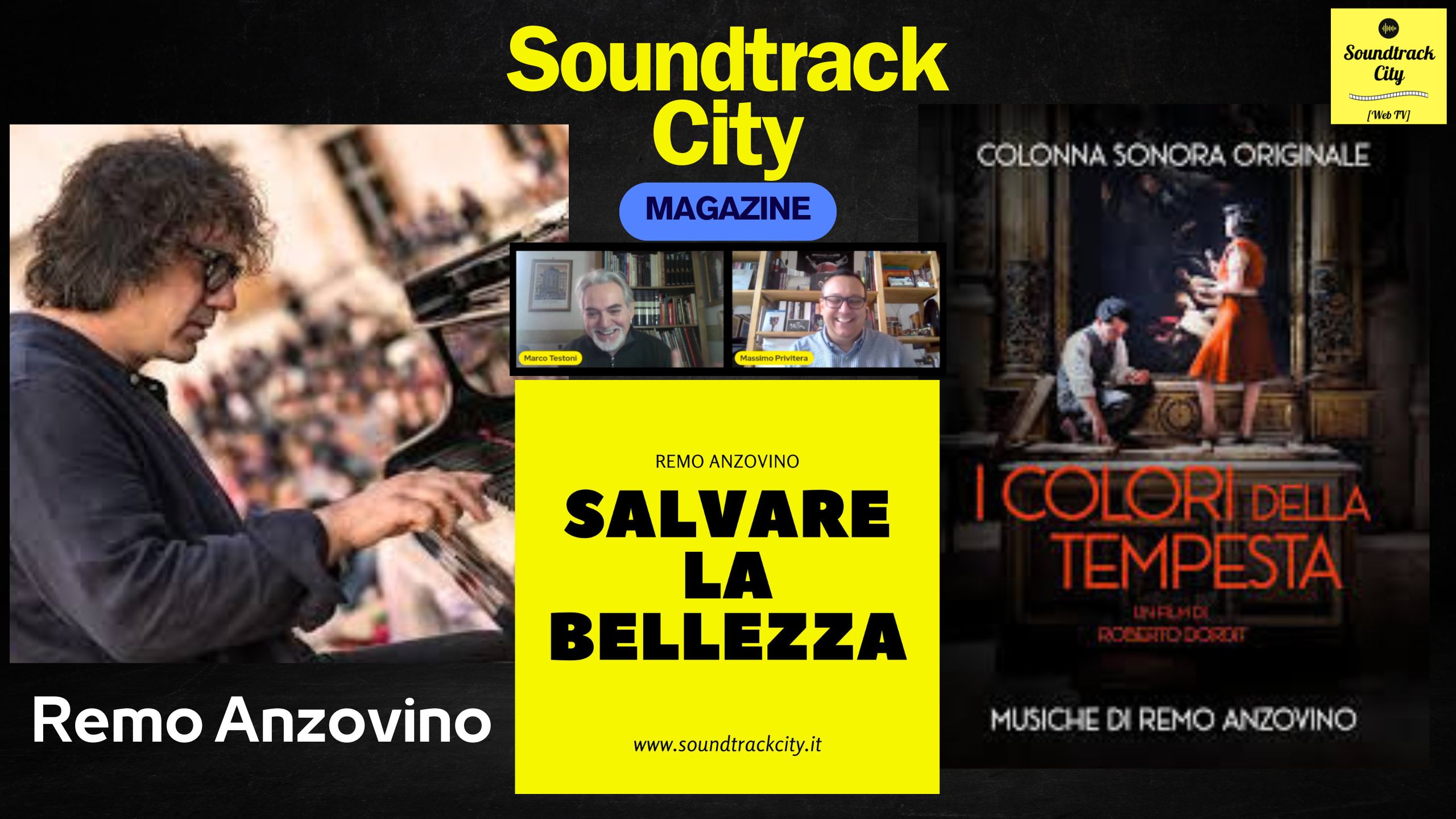 locandina soundtrack city remo anzovino colori tempesta