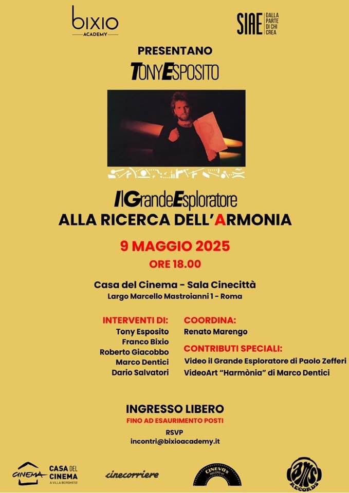 locandina tony esposito evento