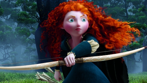 Merida, la protagonista del nuovo film Disney/Pixar 