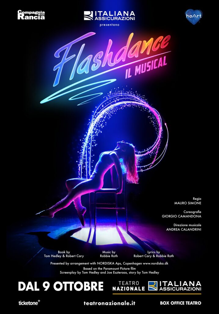 locandina flashdance musical milano