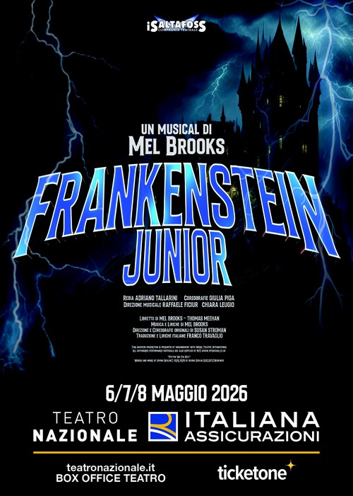 locandina frankenstein jr musical milano
