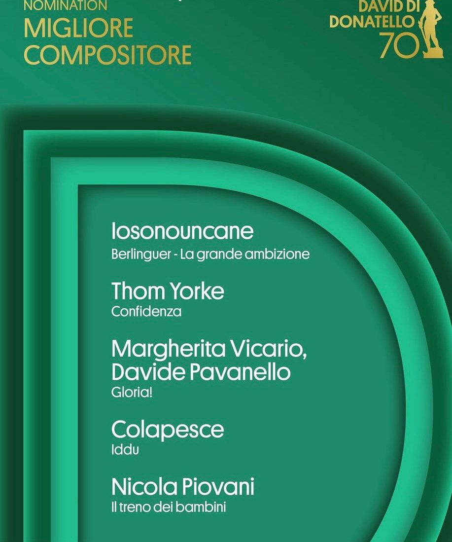 locandina nomination david di donatello 2025 1