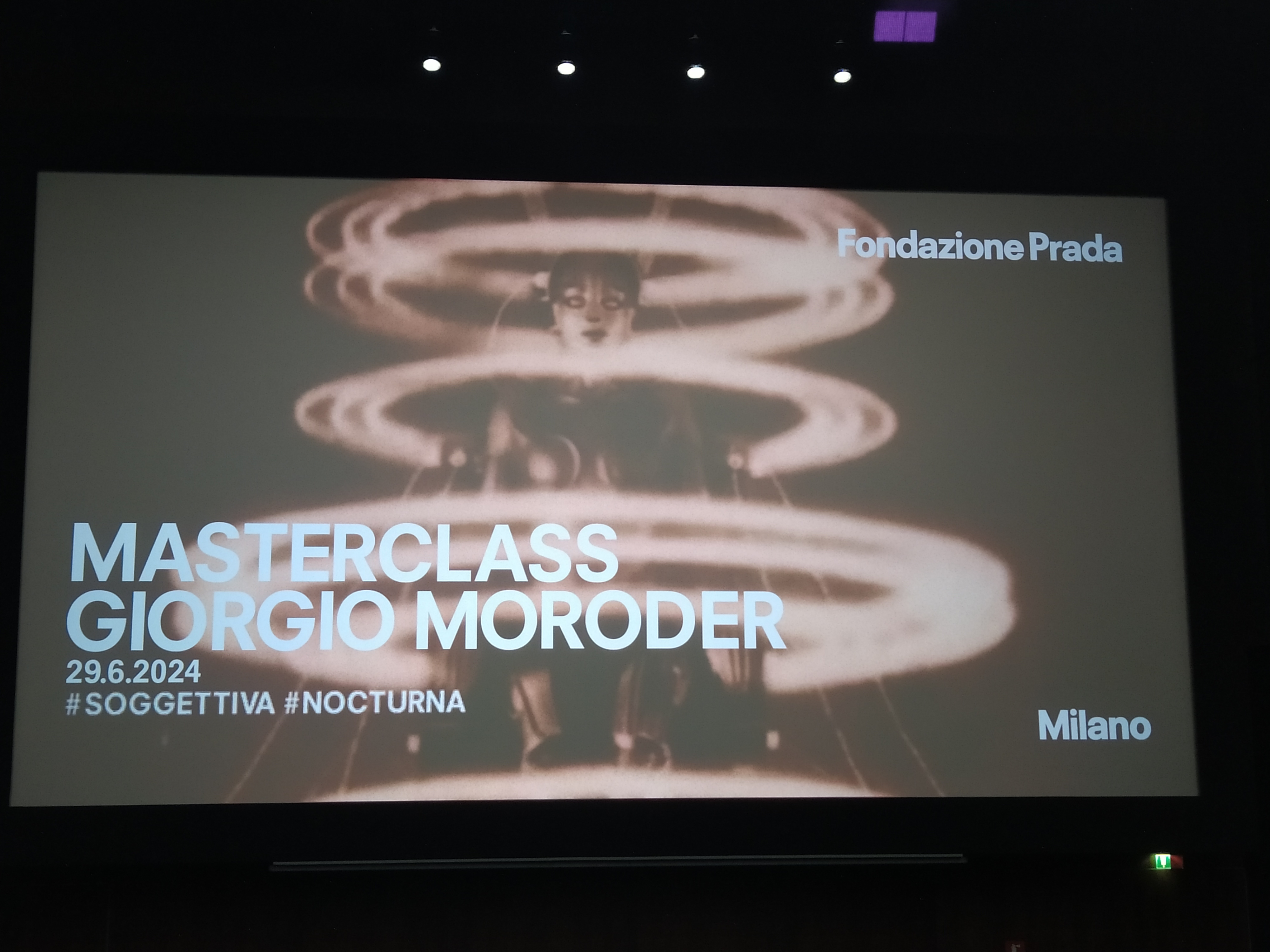 foto giorgio moroder masterclass milano 2