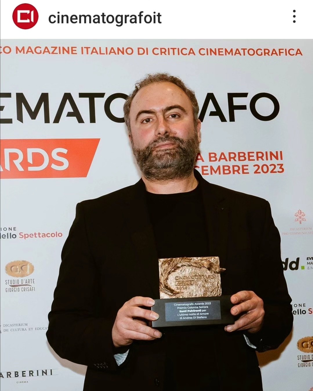 foto santi pulvirenti premio cinematografo