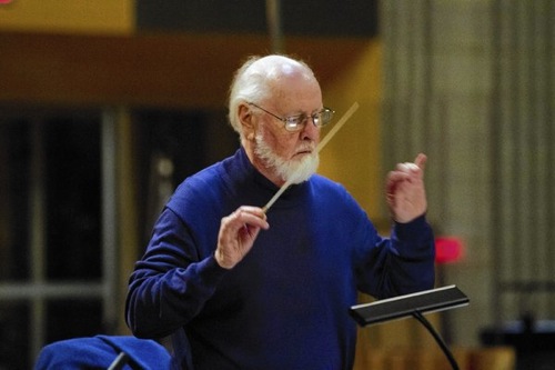 John Williams durante la registrazione della cs di The Book Thief John Williams durante la registrazione della cs di The Book Thief