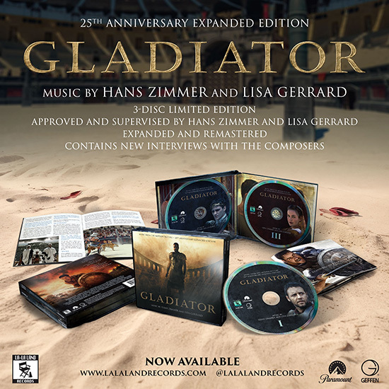cover gladiator 3CD box