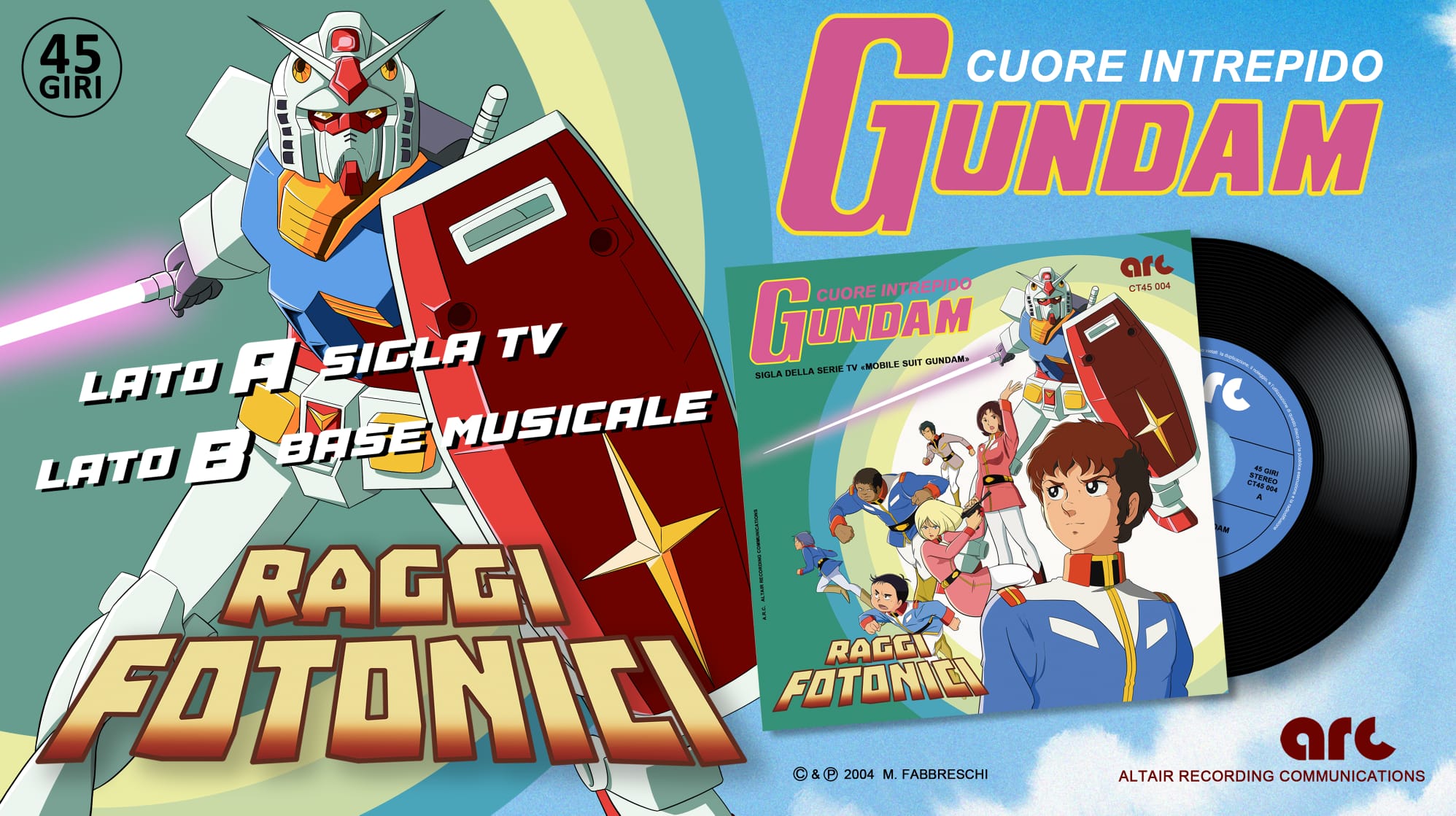 ColonneSonore.Net cover vinile gundam 45giri