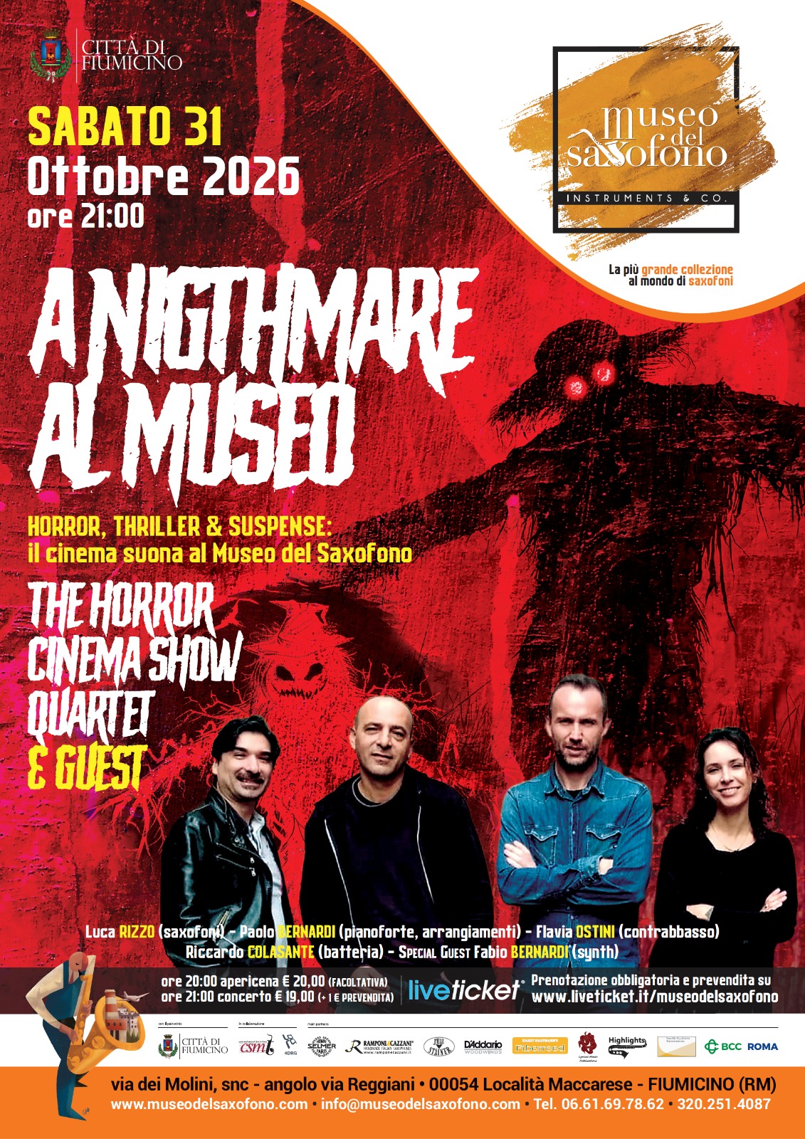 ColonneSonore.Net Locandina nightmare horror show concert
