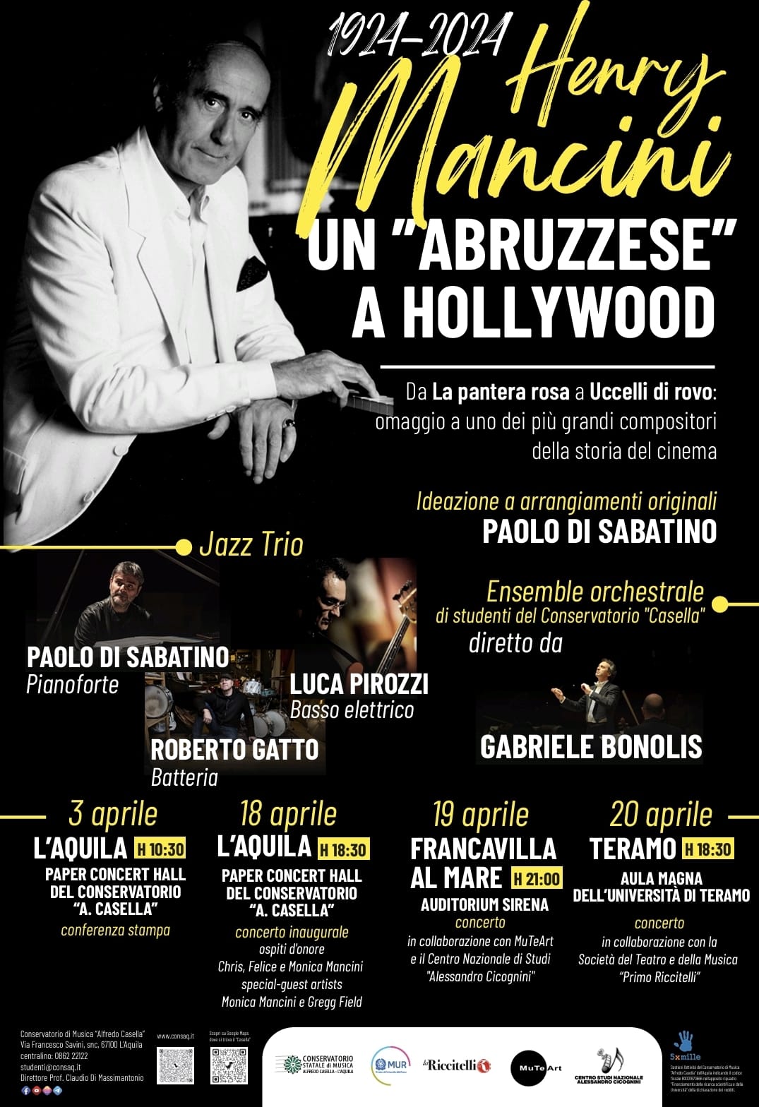 locandina programma Henry Mancini 2024