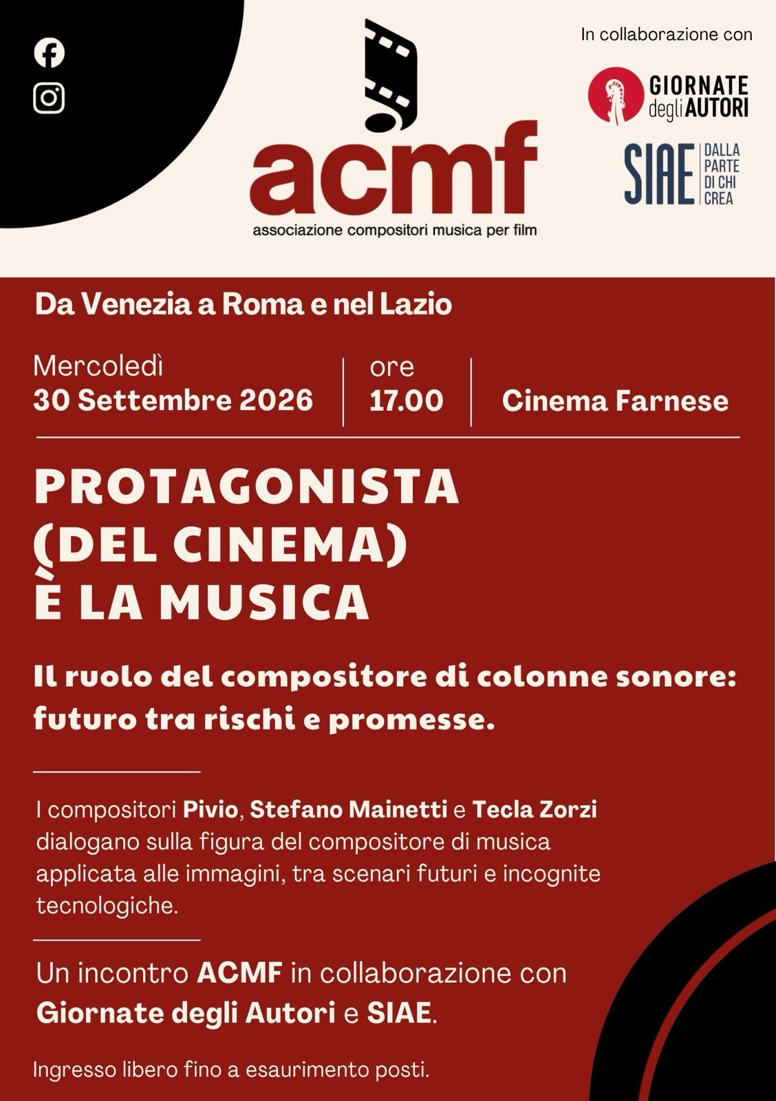 ColonneSonore.Net locandina acmf GdA Siae