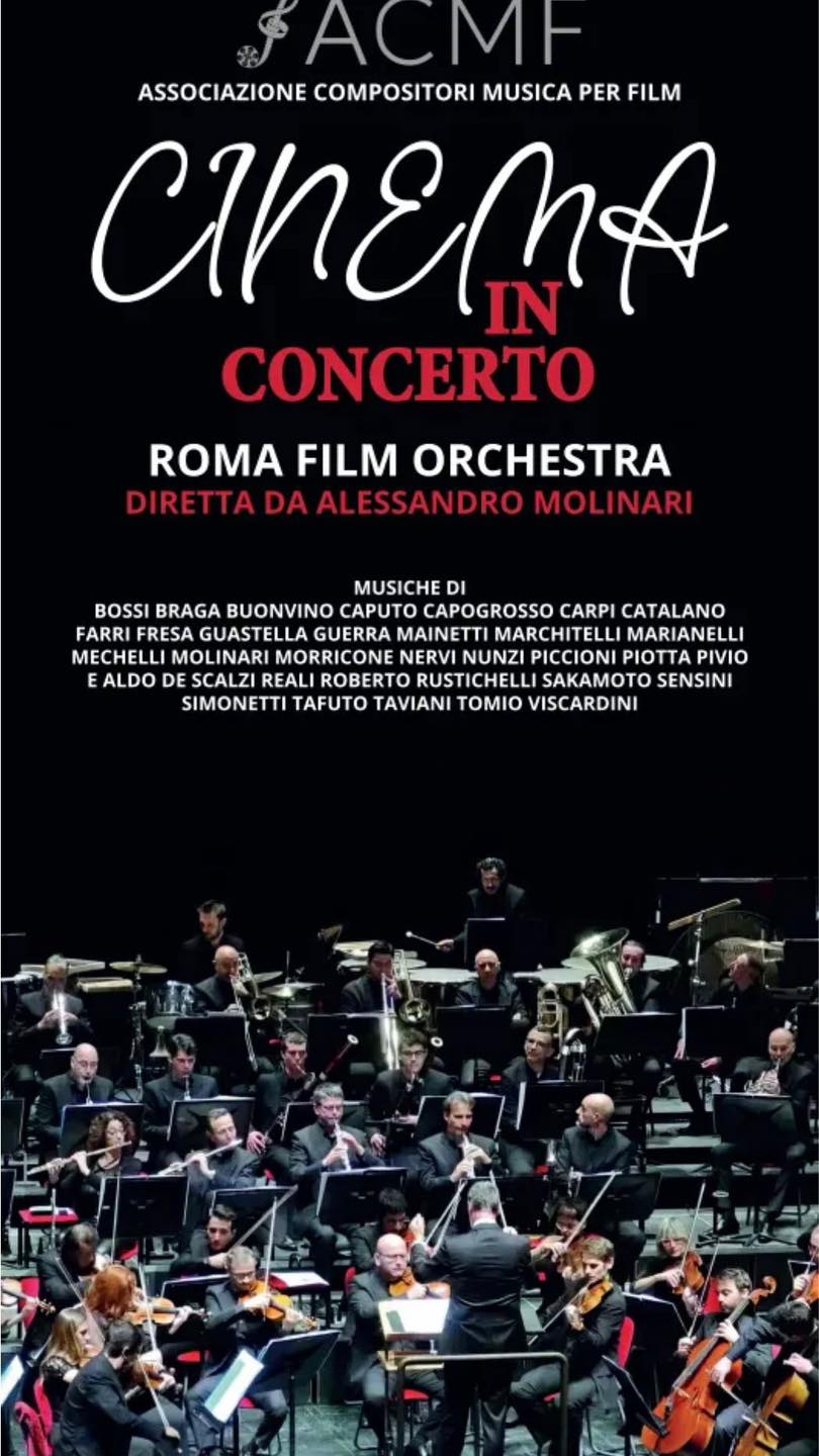 locandina acmf concerto festa del cinema roma