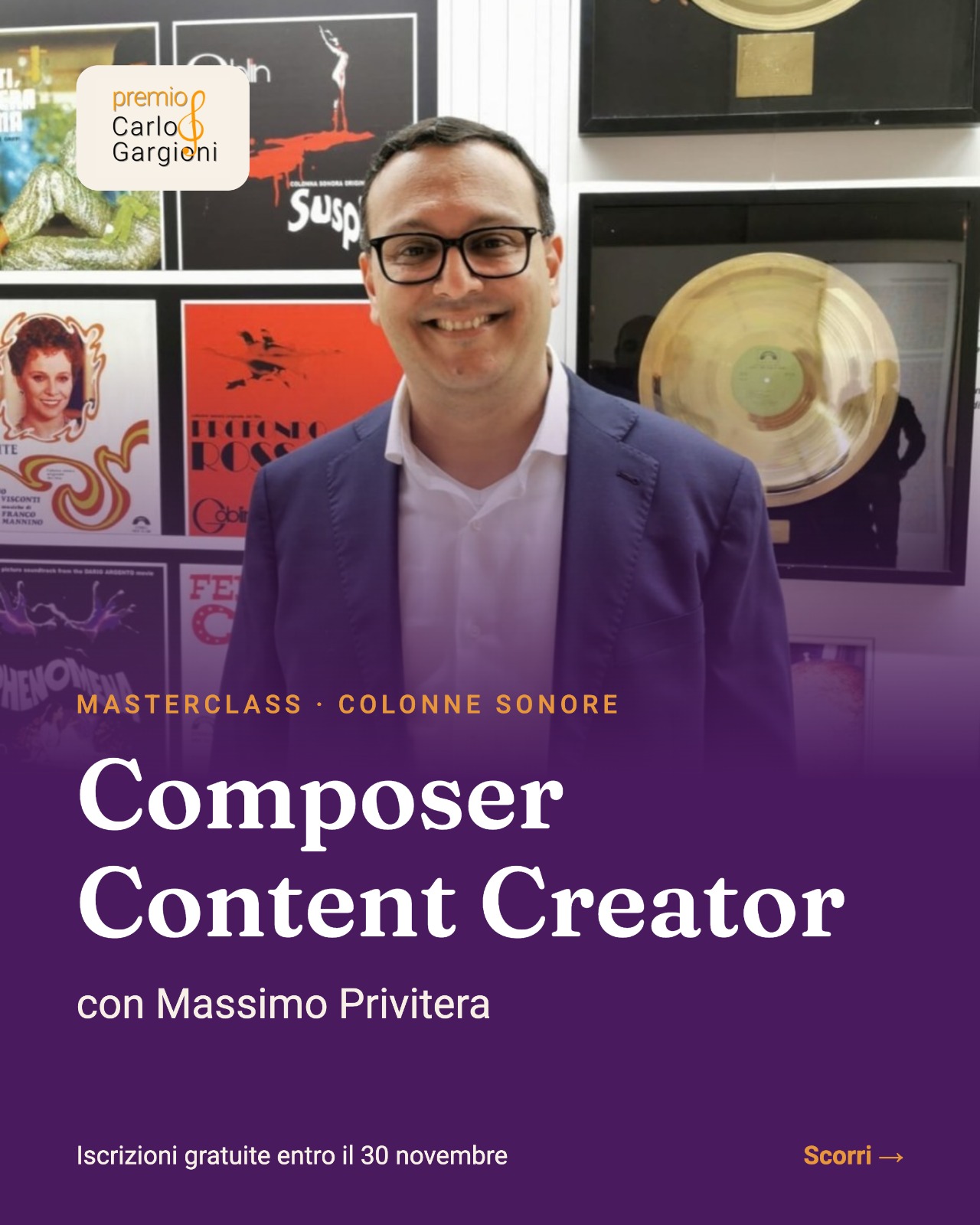locandina composer content creator privitera cargioni