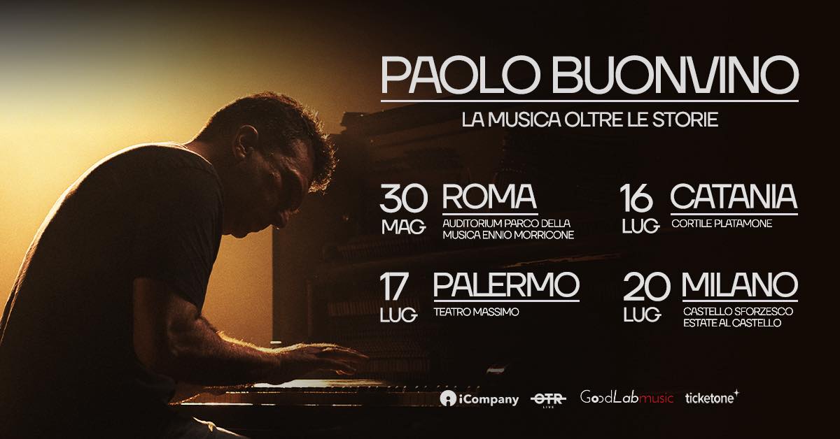 ColonneSonore.Net locandina concerti paolo buonvino estate 2025