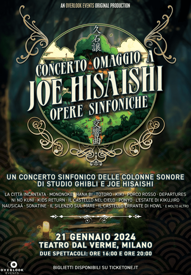 ColonneSonore.Net locandina concerto joe hisaishi milano