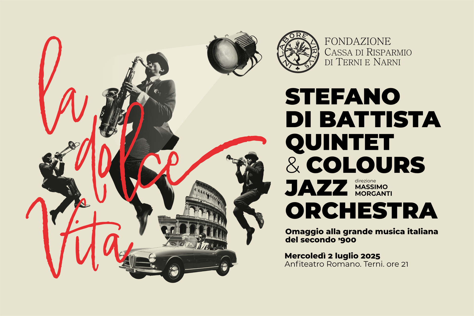 ColonneSonore.Net locandina concerto la dolce vita stefanodibattista