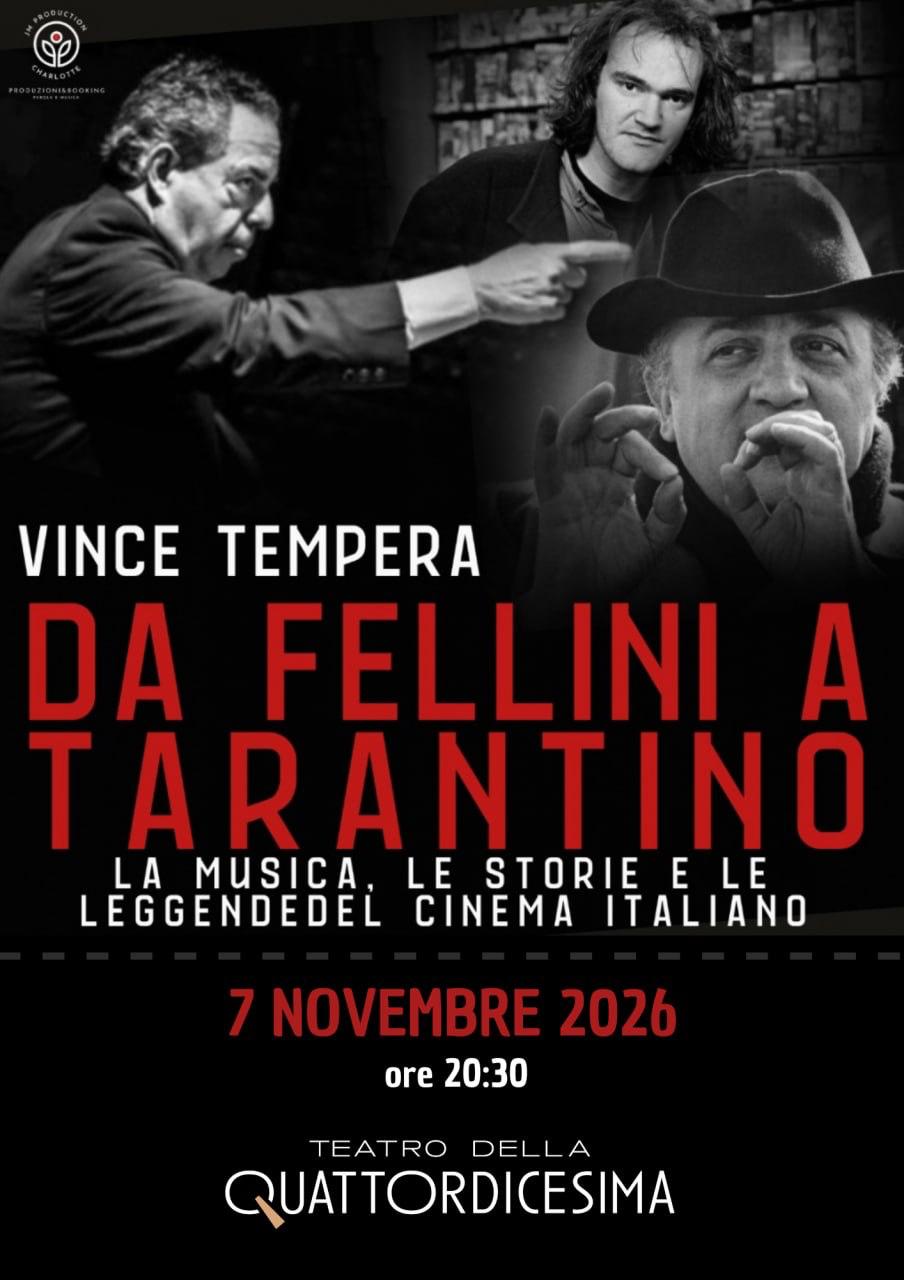ColonneSonore.Net locandina concerto vince tempera milano scores