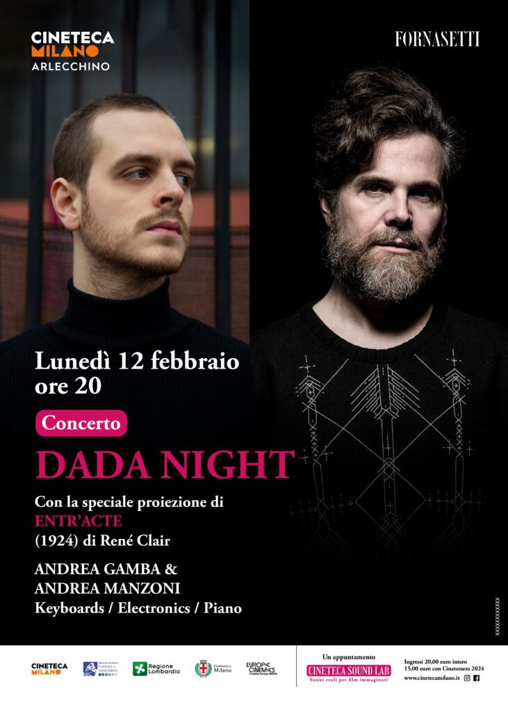 locandina dada night arlecchino