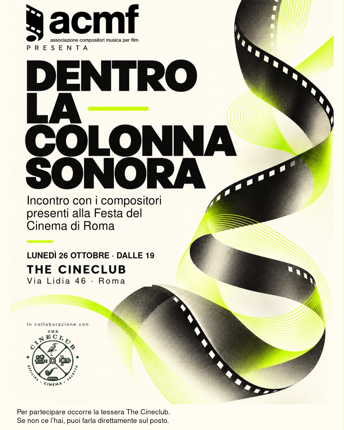 locandina dentro la colonna sonora