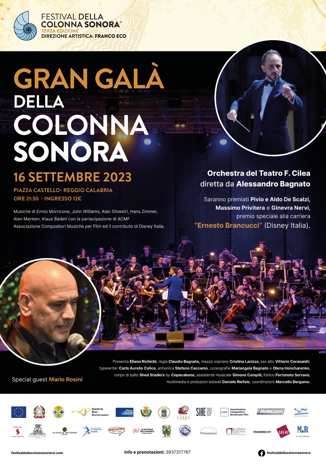 locandina festival colonna sonora gran gala terza edizione