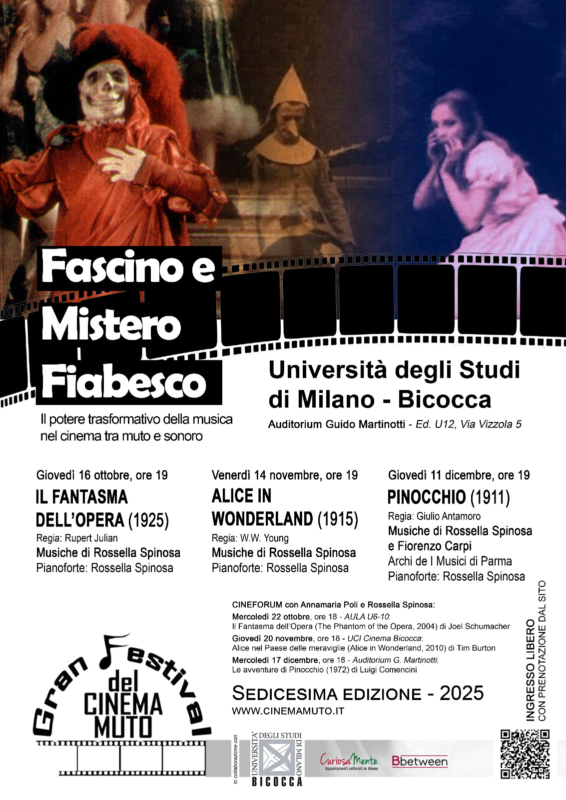 ColonneSonore.Net locandina gran festival cinema muto 2025 new2