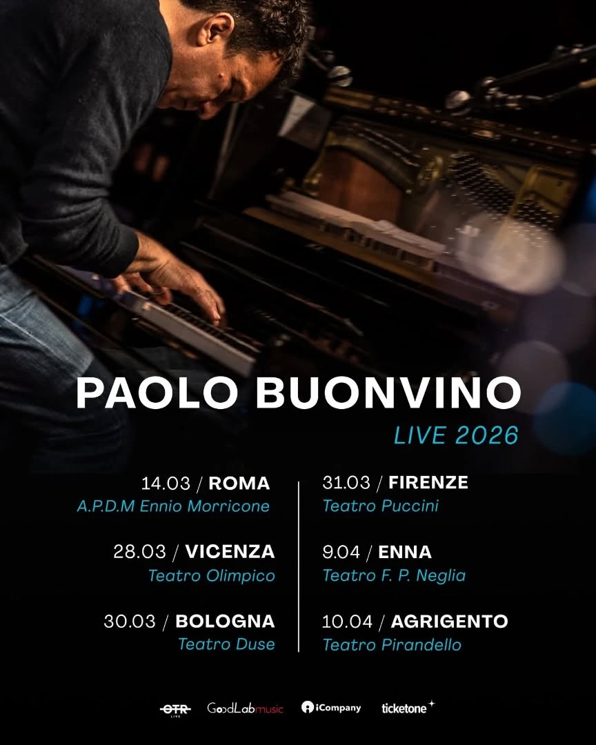 ColonneSonore.Net locandina paolo buonvino concerti 2026