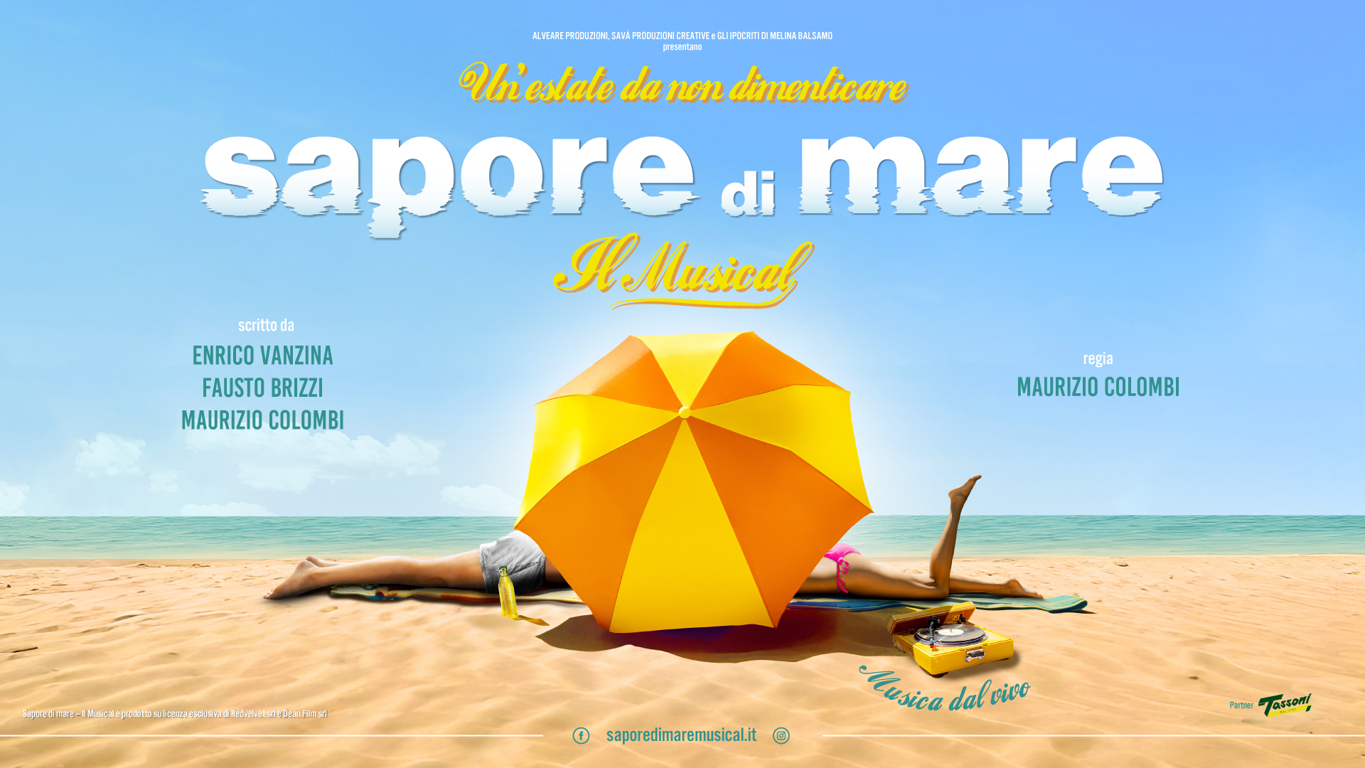 locandina sapore di mare musical