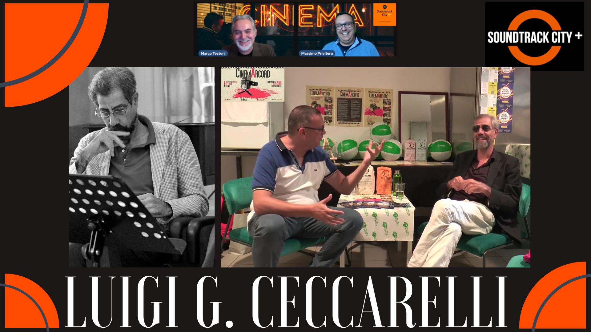 locandina sondtrack city plus ceccarelli