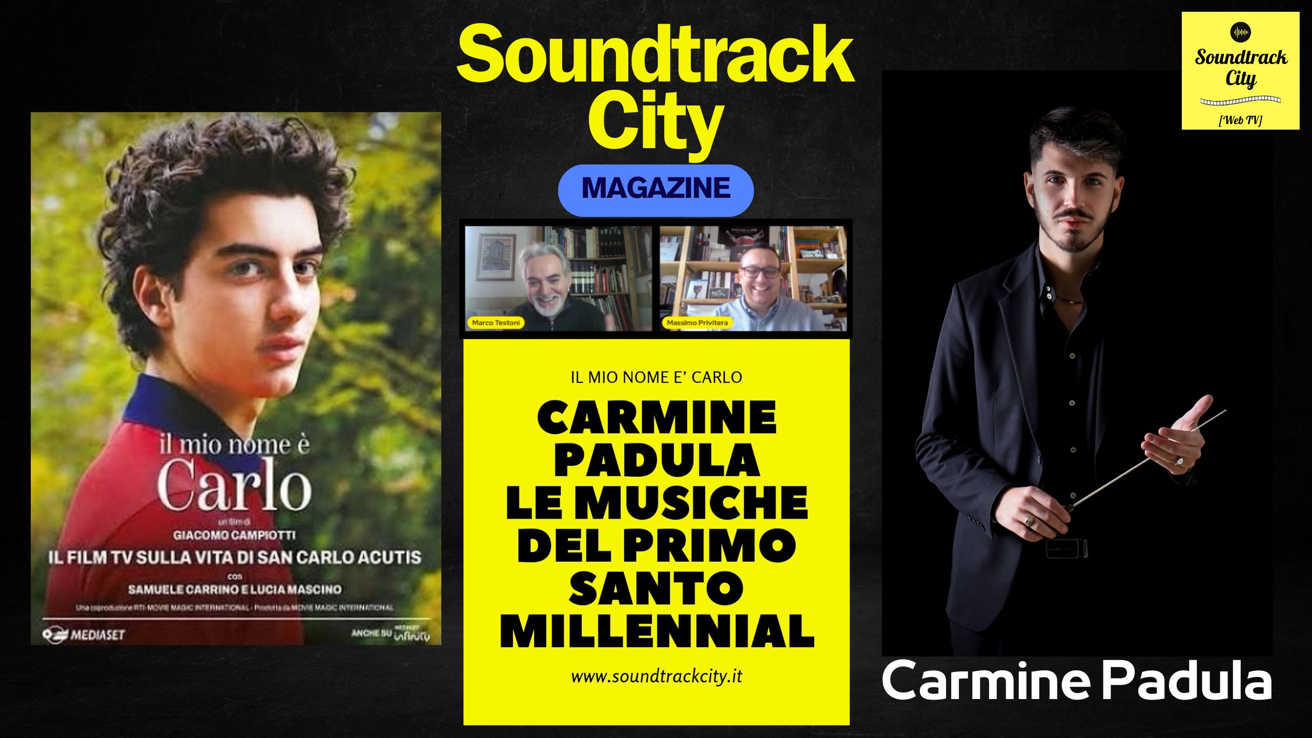 locandina soundtrack city carmine padula carlo
