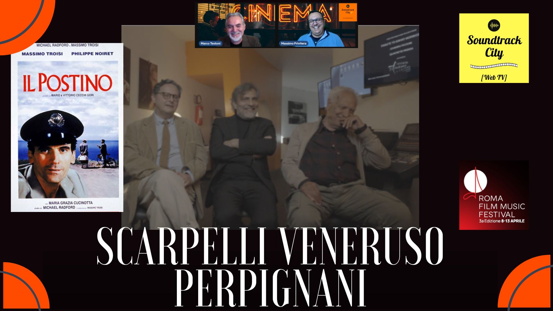 locandina soundtrack city il postino 30anni