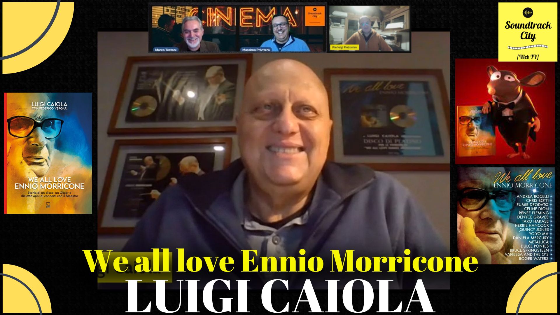 locandina soundtrack city luigi caiola libro