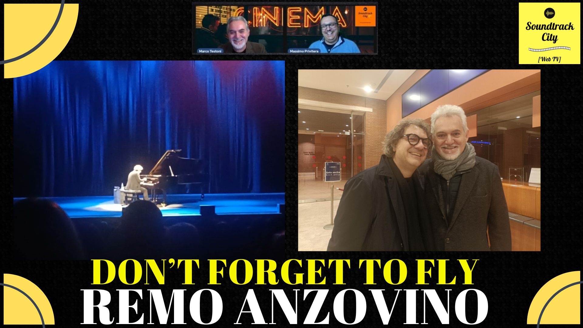 locandina soundtrack city remo anzovino live