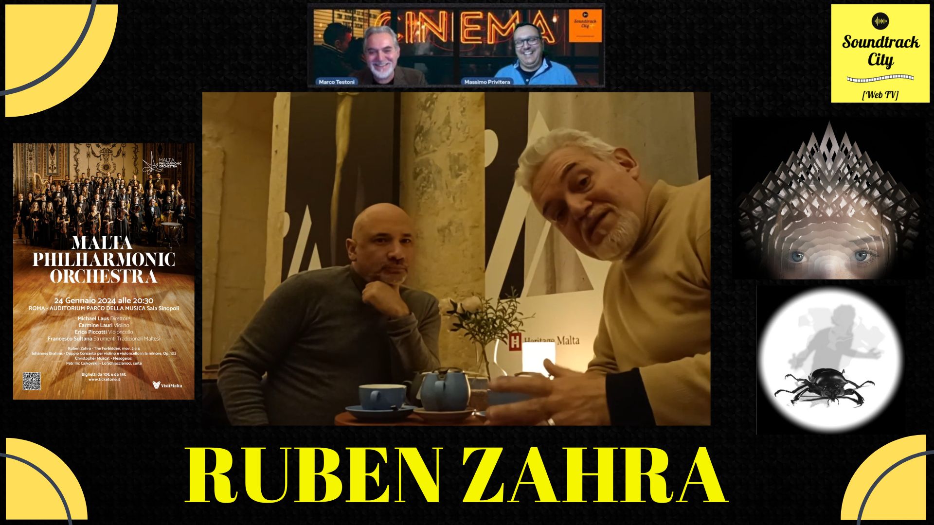 locandina soundtrack city ruben zahra malta